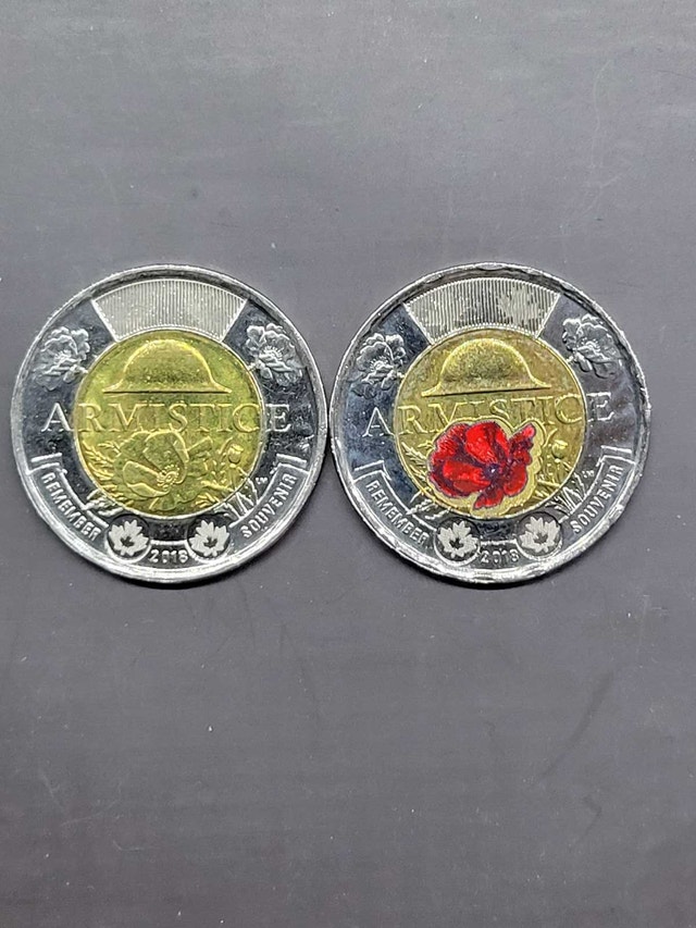 Two 2018 Canadian Toonies