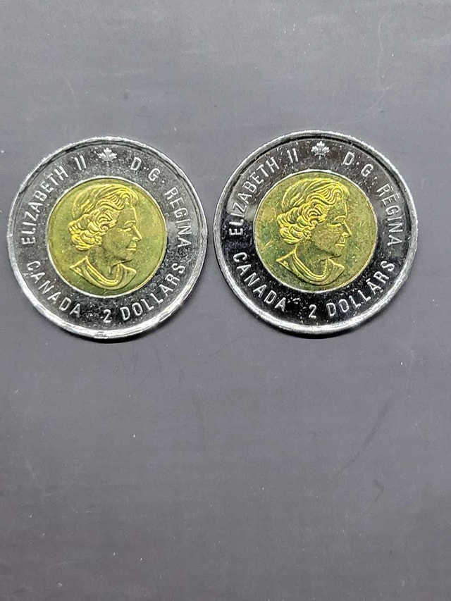 Two 2018 Canadian Toonies - photo 2