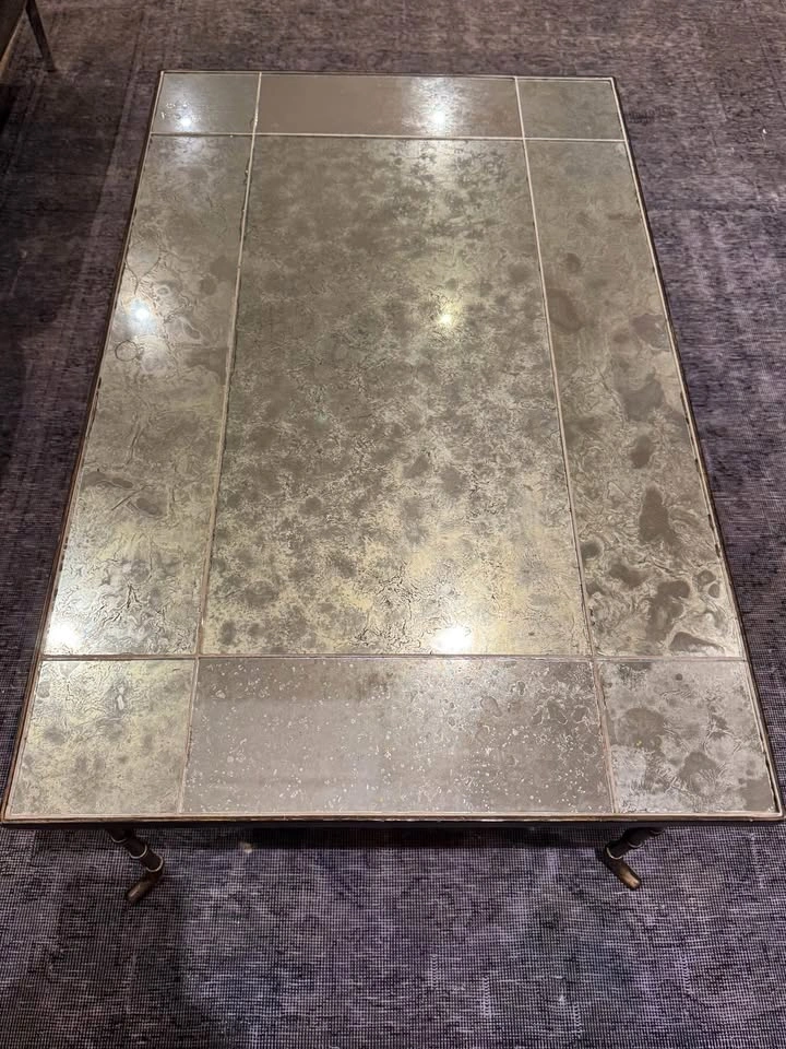 Architectural Coffee Table with Mirror Design - photo 2