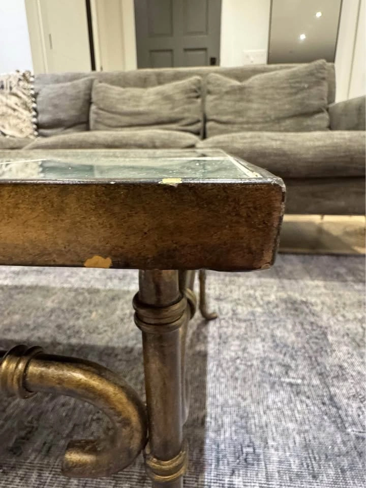 Architectural Coffee Table with Mirror Design - photo 3