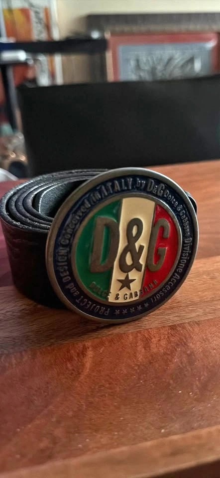 D&G Vintage Belt Buckle (Unoriginal Strap) Men's 38