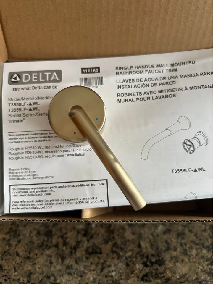 Delta Trinsic Wall Mount Faucet - photo 2