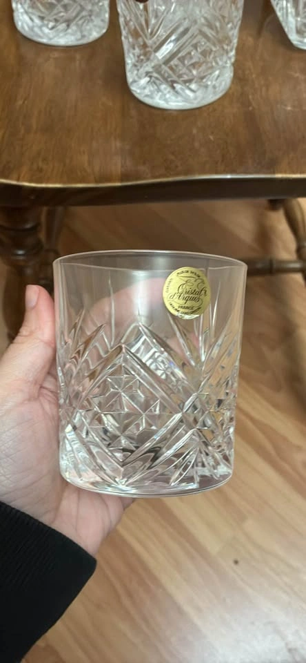 Vintage Crystal Decanter and 6 Glasses - photo 3