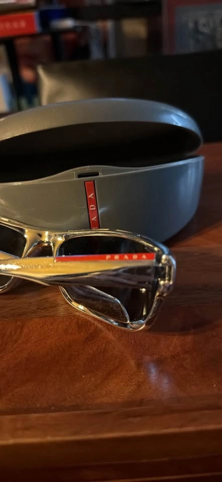 Authentic Prada Sport Sunglasses - Silver, Dark Lens - photo 4