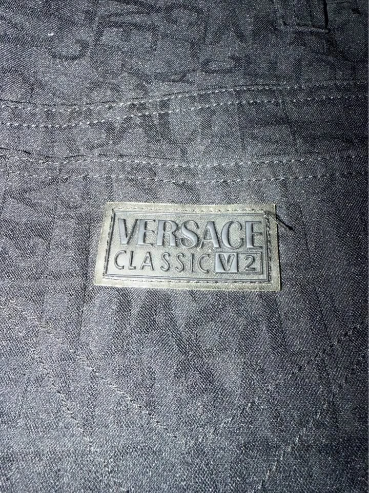 Men's Versace Classic V2 Pants Size 34 Black Logo - photo 3