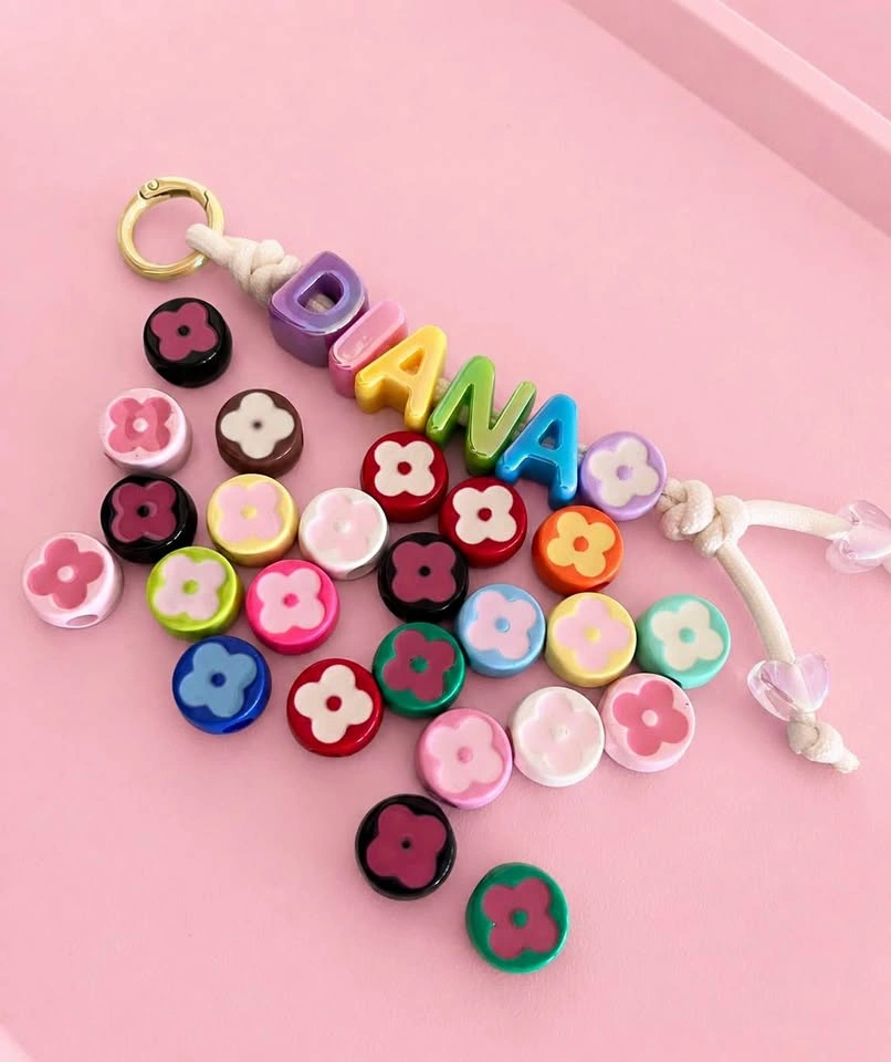Custom Name Keychain, Personalized Bag Charm, Perfect Gift for K