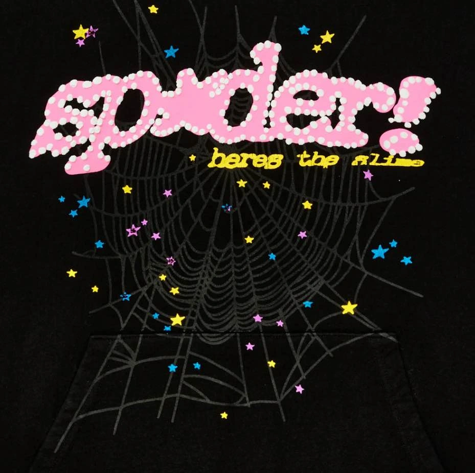Sp5der/Spider Black/Pink Hoodie Sweater - Large - photo 3