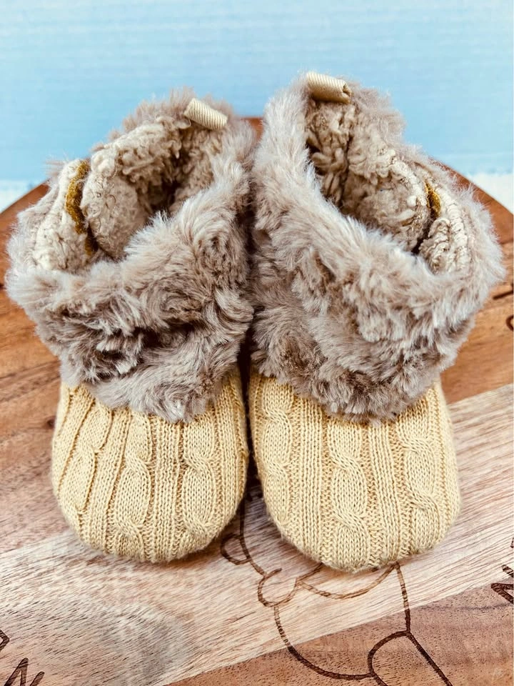 Arshiner Infant Girls Fleece Snow Booties - Size M (6-12 Months)