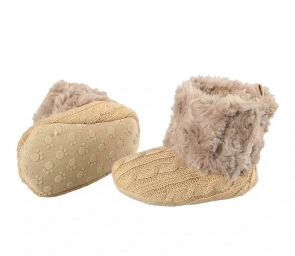 Arshiner Infant Girls Fleece Snow Booties - Size M (6-12 Months) - photo 4