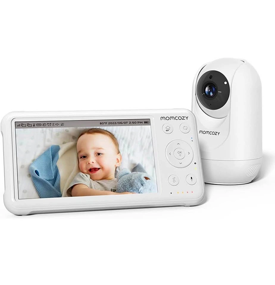 Momcozy Video Baby Monitor 1080P | Wide Angle Lens | 960ft Range