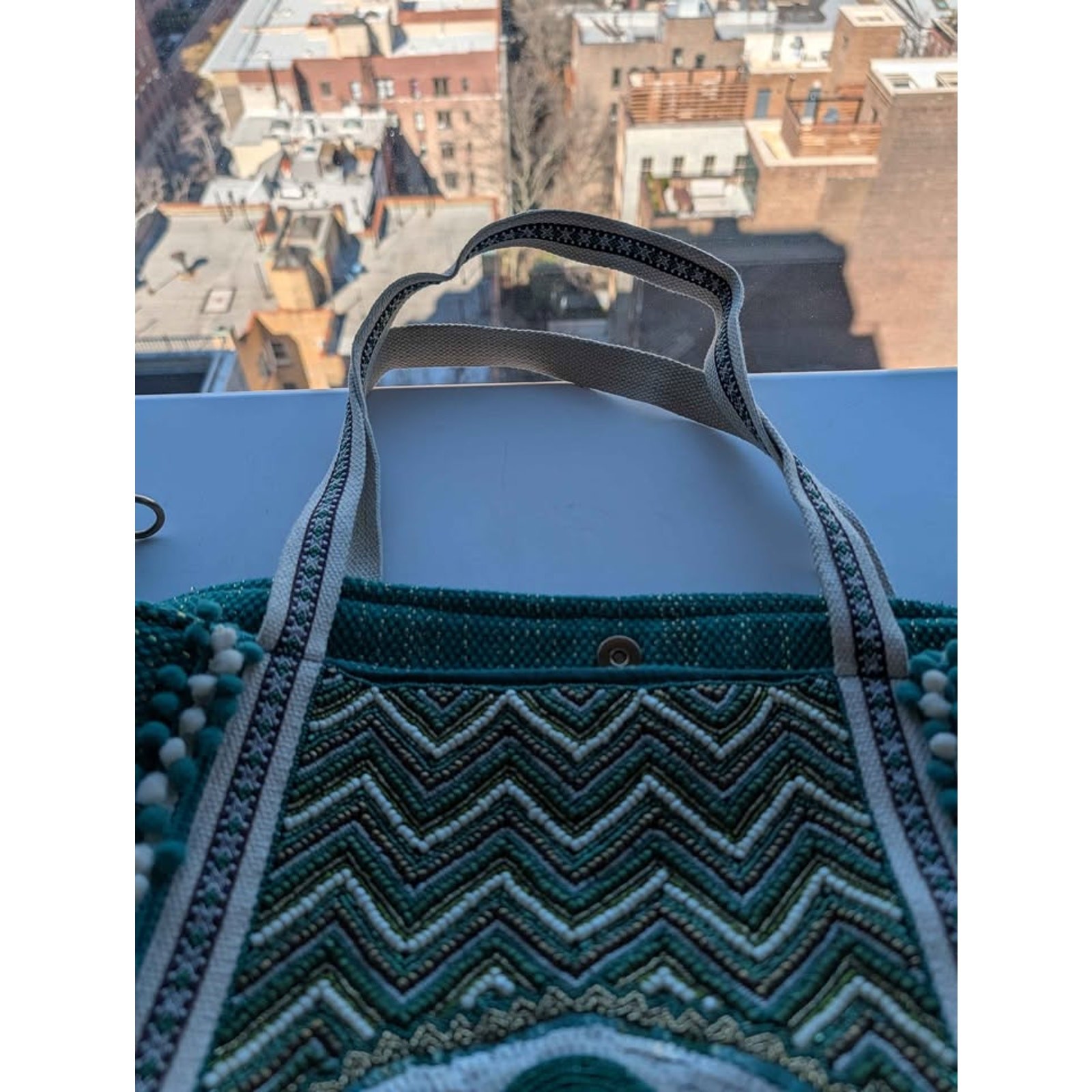 America & Beyond Beaded Eye Weekender Tote Bag - photo 3