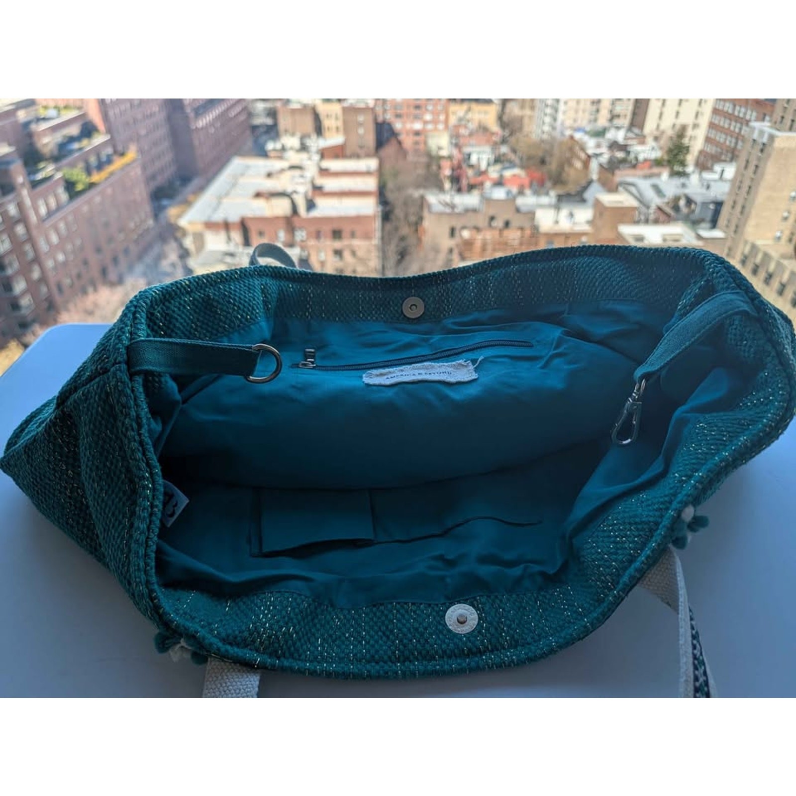 America & Beyond Beaded Eye Weekender Tote Bag - photo 5