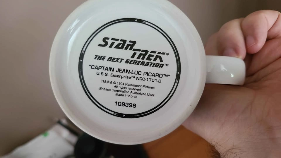Collectors Star Trek TNG Picard Mug by Enesco - photo 3
