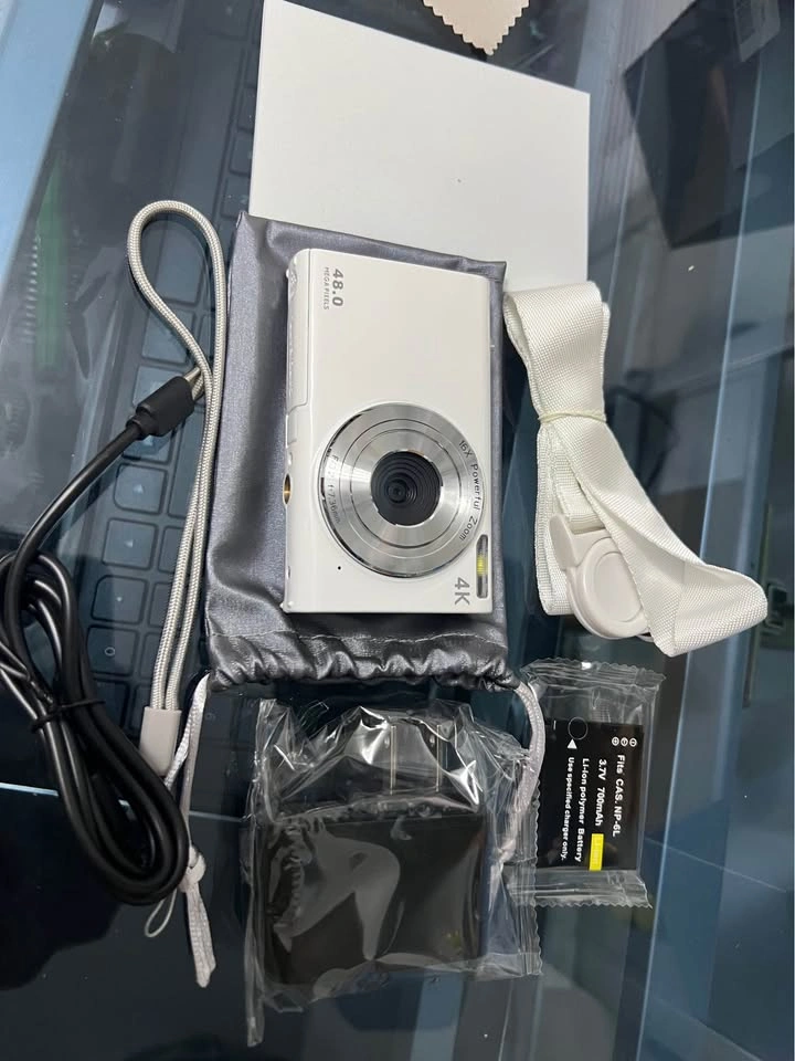 White 4K Digital Camera 48MP 16X Zoom - photo 4