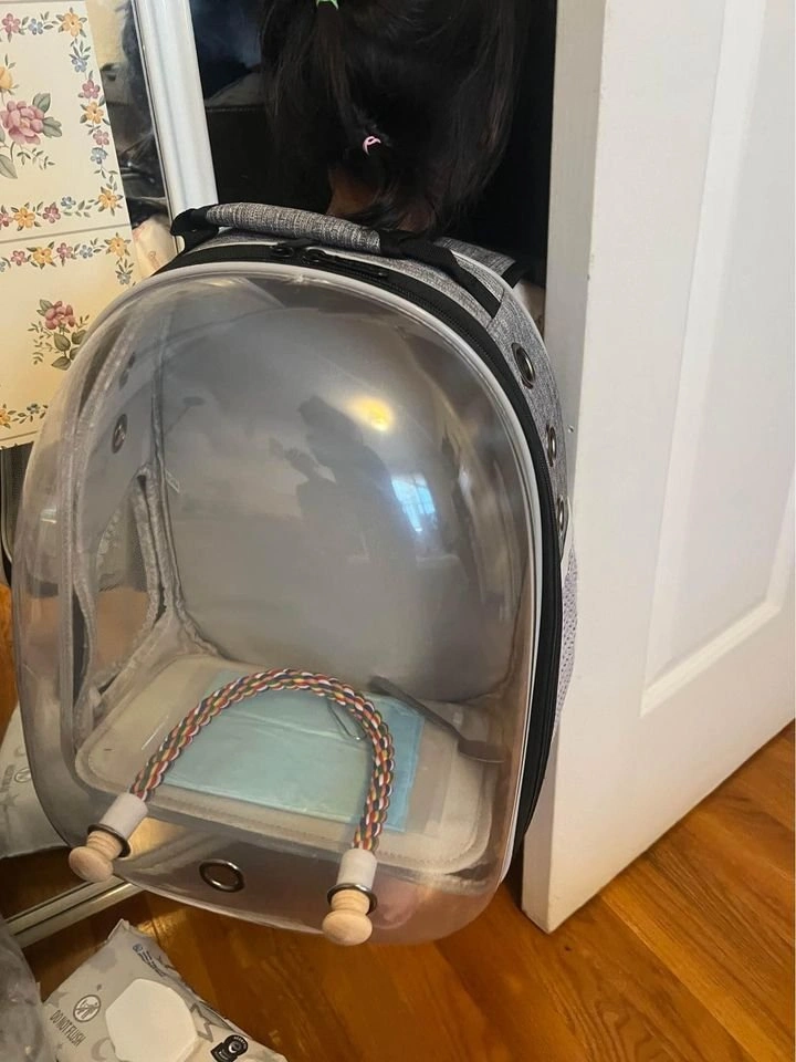 Pet Carrier Backpack for Birds/Small Pets (14x12x10") - photo 2
