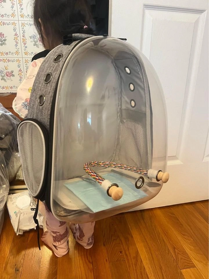 Pet Carrier Backpack for Birds/Small Pets (14x12x10") - photo 3