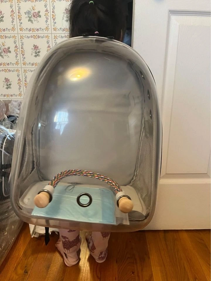 Pet Carrier Backpack for Birds/Small Pets (14x12x10") - photo 4
