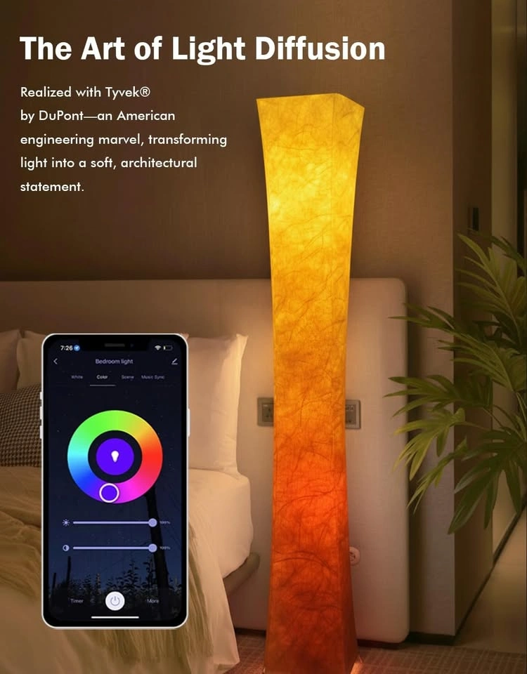 RGB+CCT Smart Floor Lamp with Remote - photo 4