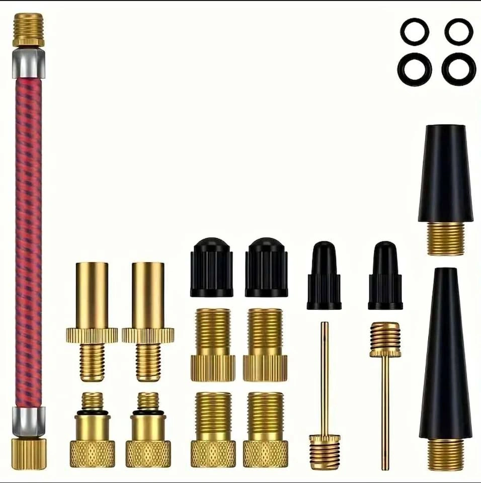 Bike Ball Inflatable Pump Adapter Set