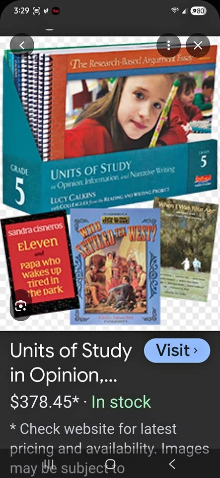 Units of Study Book Set for Grade Five