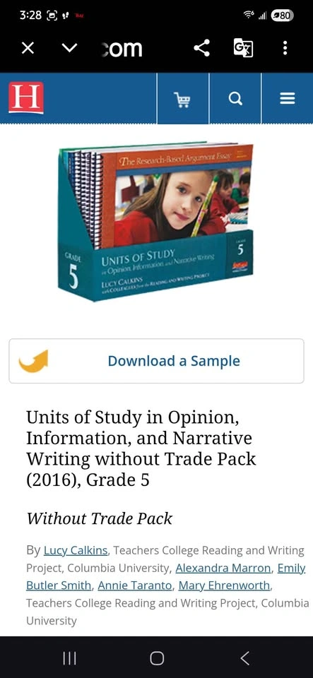 Units of Study Book Set for Grade Five - photo 3