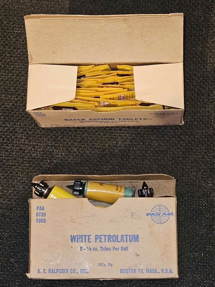 Vintage Pan Am Flight First Aid Items - photo 3