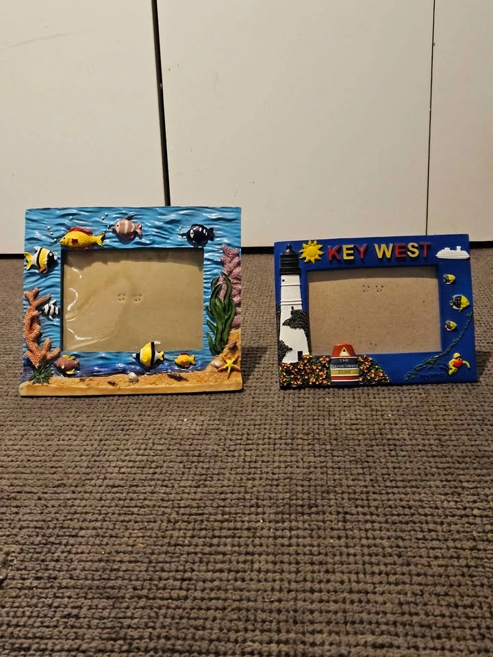 2 NAUTICAL PICTURE FRAMES KEY WEST - photo 2