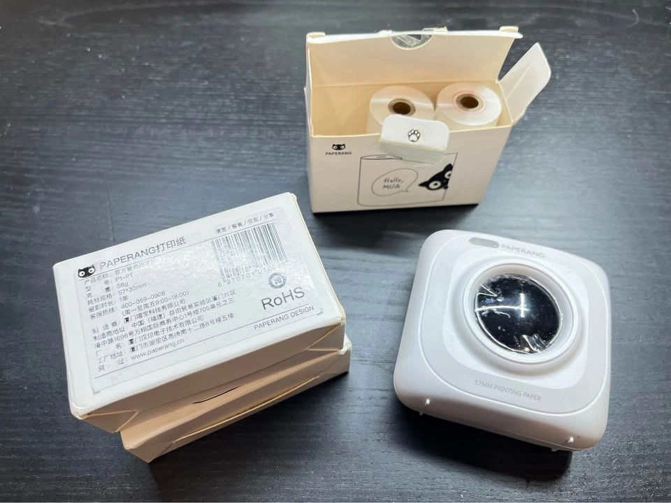 Paperang P1 Mini Thermal Printer + Extra Paper Rolls - photo 2