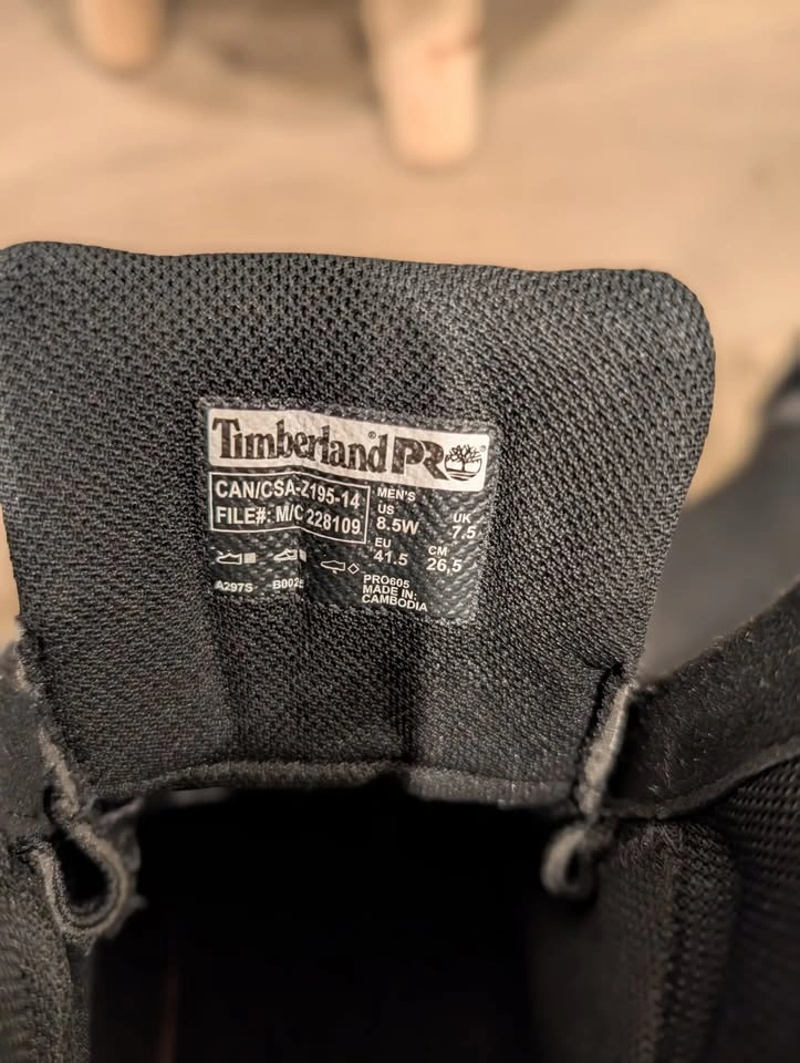 LIKE NEW - Timberland PRO Men's Work Boots - Size 8.5 - photo 4