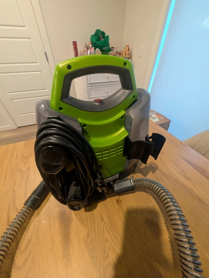 BISSELL LITTLE GREEN PROHEAT - PORTABLE CARPET CLEANER - WORKS G - photo 3