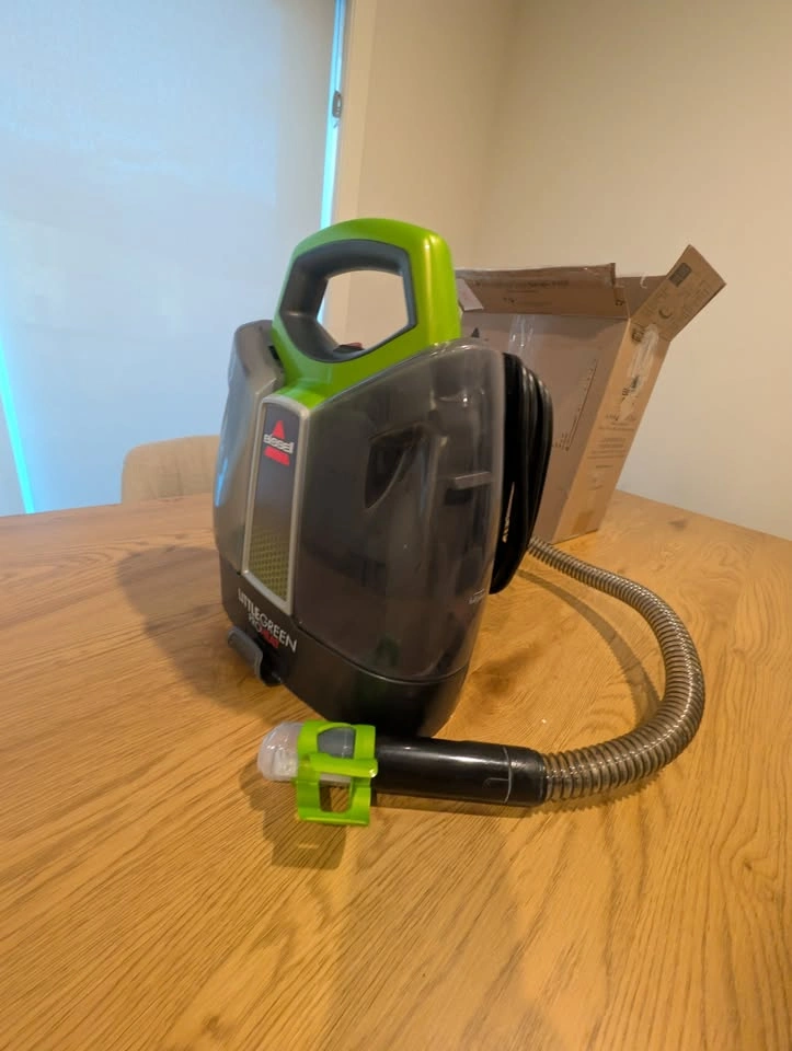 BISSELL LITTLE GREEN PROHEAT - PORTABLE CARPET CLEANER - WORKS G - photo 4