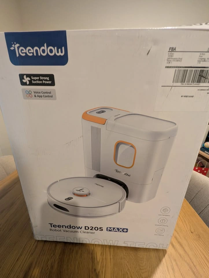 LIKE NEW TEENDOW D20S MAX+ ROBOT VACUUM & MOP - SELF EMPTY DOCK - photo 4