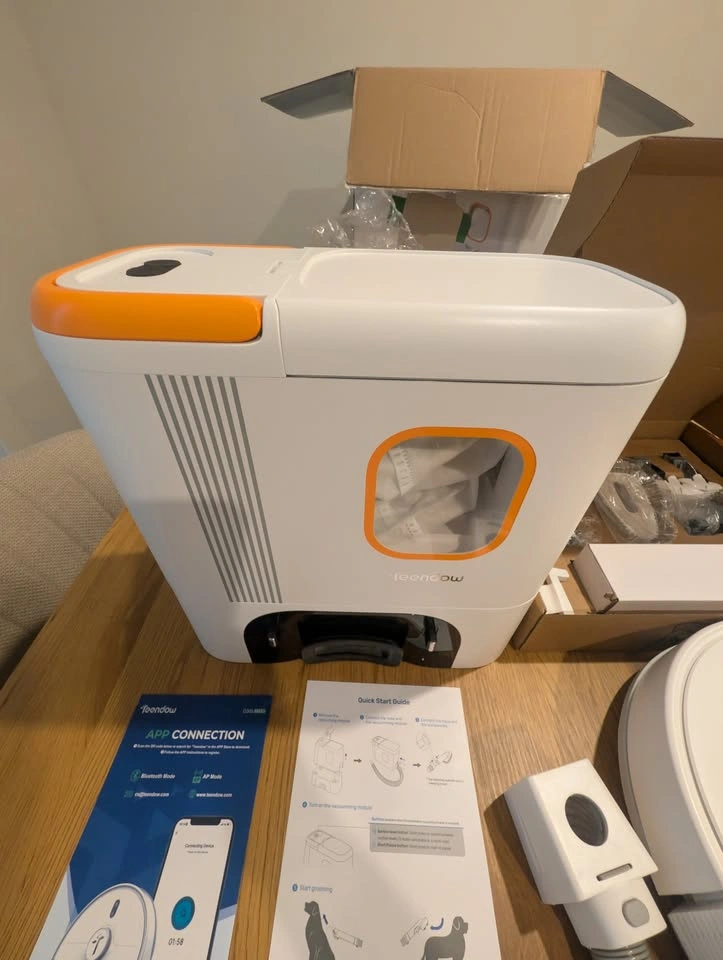 LIKE NEW TEENDOW D20S MAX+ ROBOT VACUUM & MOP - SELF EMPTY DOCK - photo 5