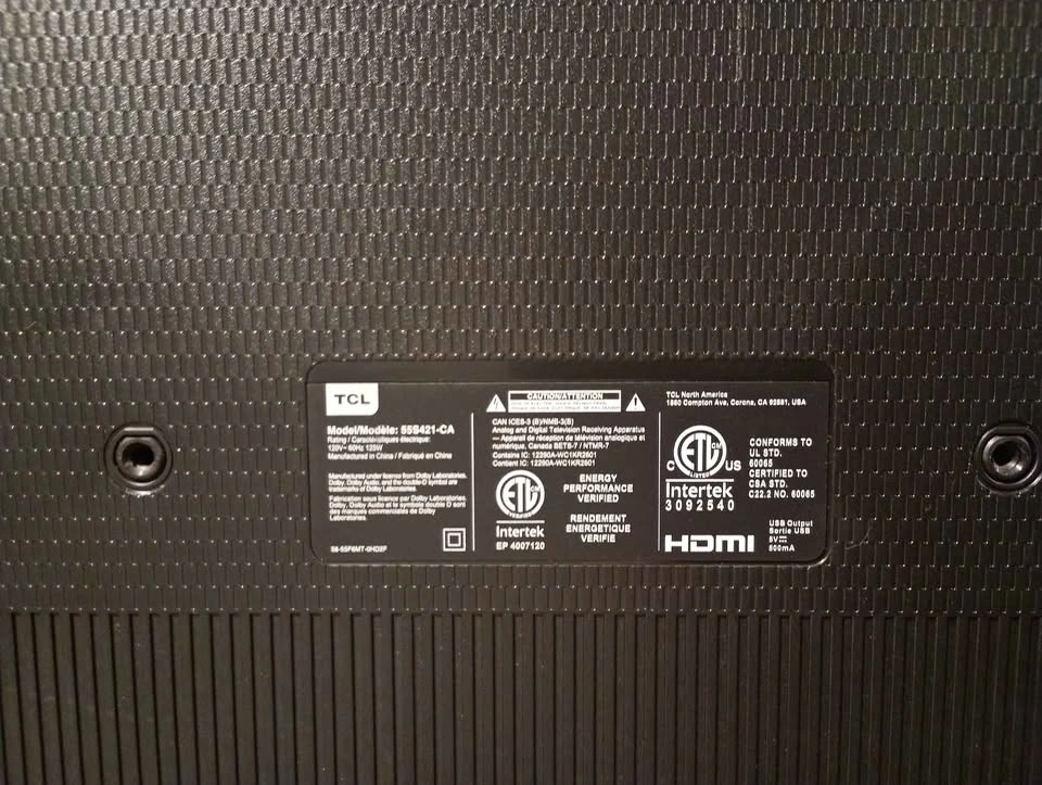 TCL 55 inch TV. Smart TV - Tested & Working - photo 4