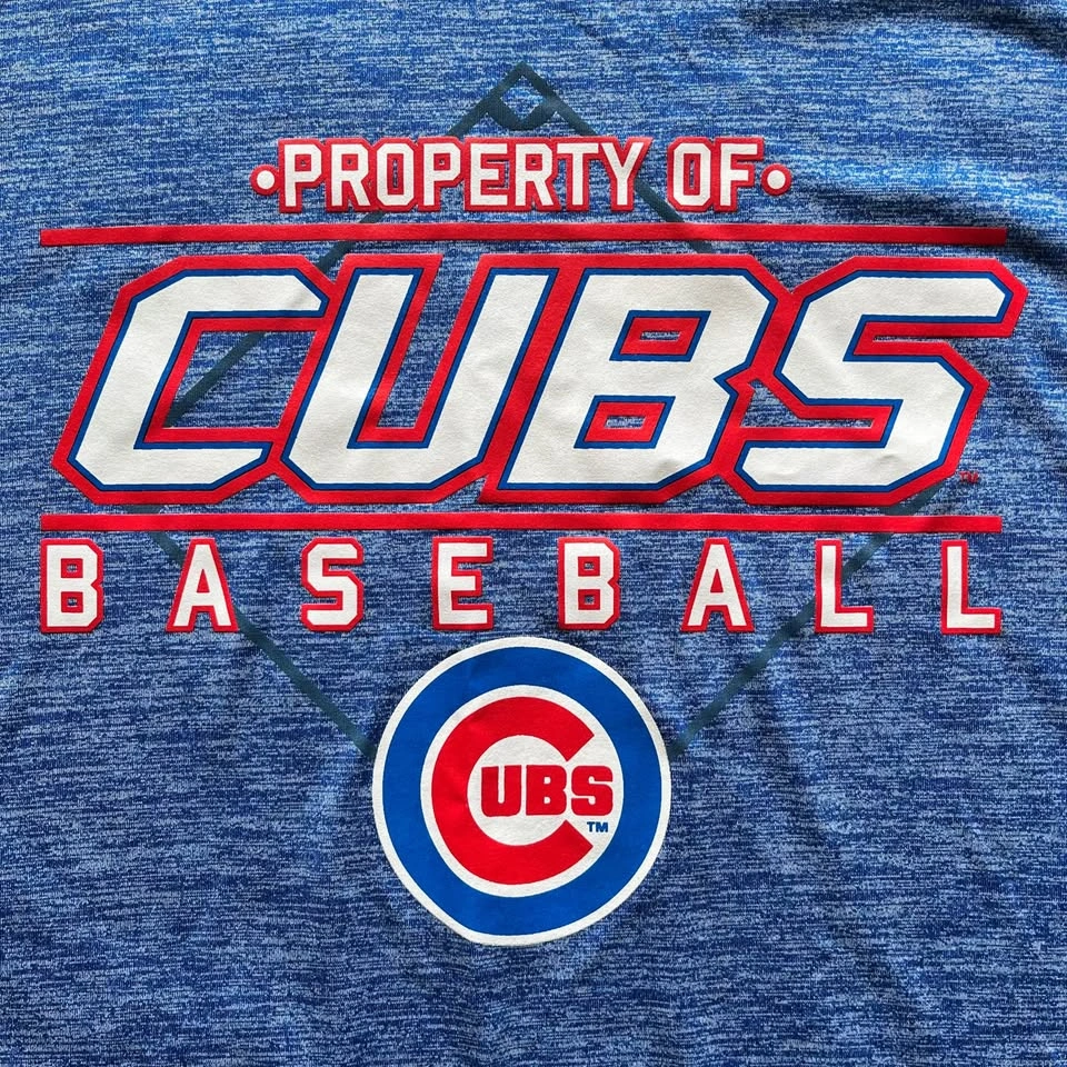 True Fan Microfibre Chicago Cubs Baseball T-shirt: Men’s Medium - photo 2