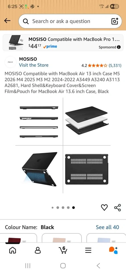 MOSISO MacBook Air 13 inch Case (M2-M5, 2022-2026) - photo 3