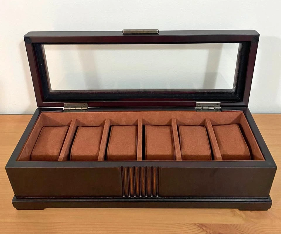 BOMBAY 6PC WOOD WATCH CASE *PLEASE READ INFO*