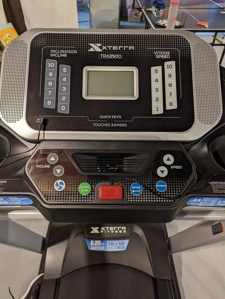 Xterra TRX2500 2.25 HP Folding Treadmill - photo 4