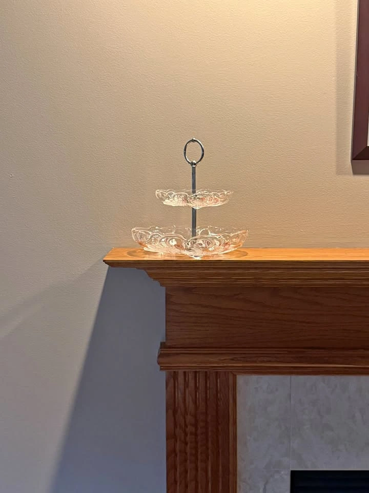 2 Tier Candy Dish - Heartshaped