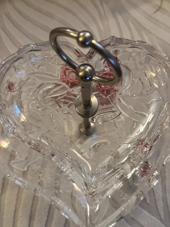 2 Tier Candy Dish - Heartshaped - photo 3