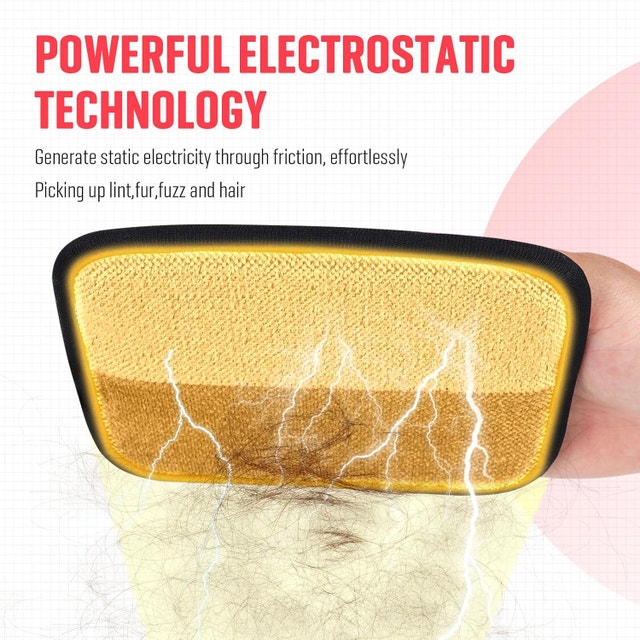 NEW Pet Hair Fur Remover Electrostatic Gloves - photo 2