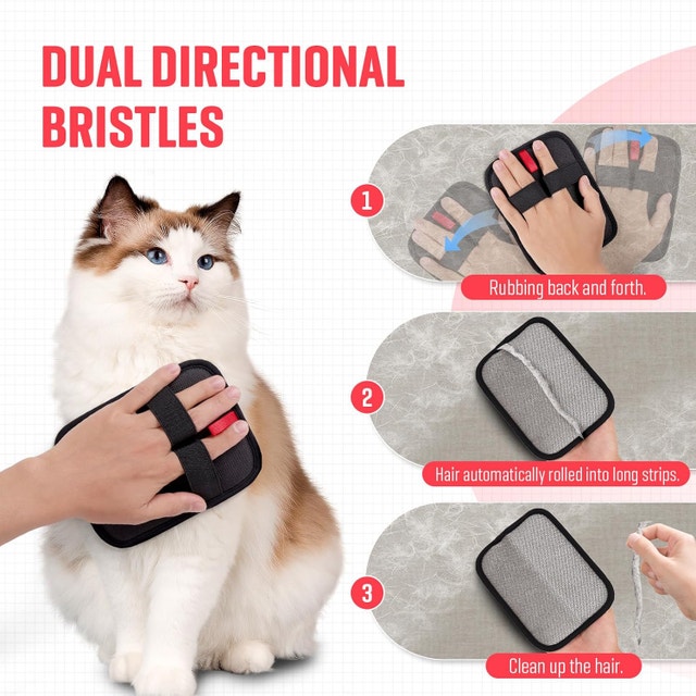 NEW Pet Hair Fur Remover Electrostatic Gloves - photo 4