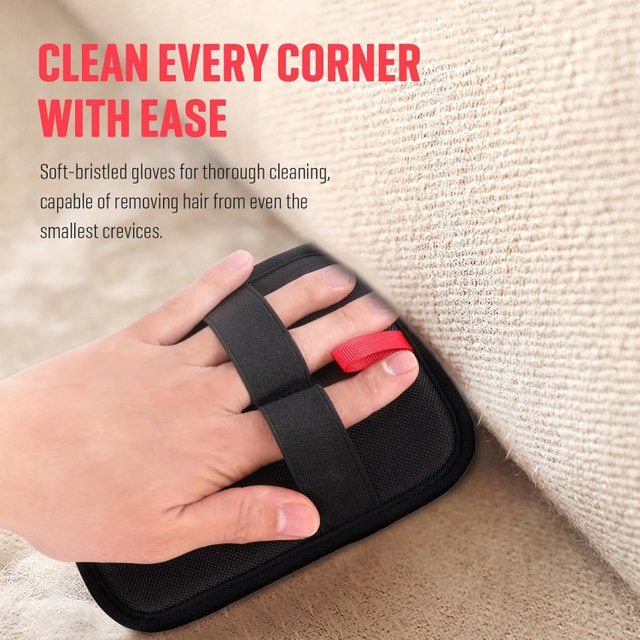 NEW Pet Hair Fur Remover Electrostatic Gloves - photo 5