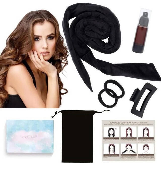 Soft Heatless Hair Curlers Headband for Sleeping