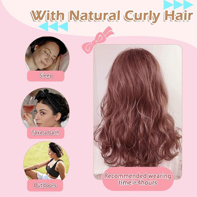 Soft Heatless Hair Curlers Headband for Sleeping - photo 3