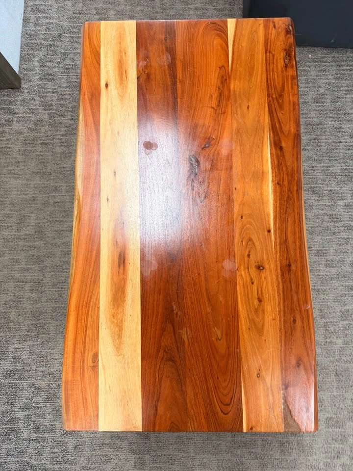 Acacia Wood Coffee Table - photo 3