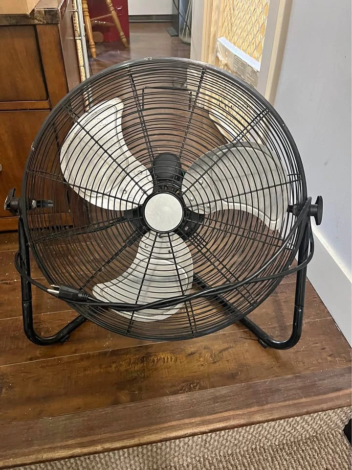 High Velocity Metal Floor Fan