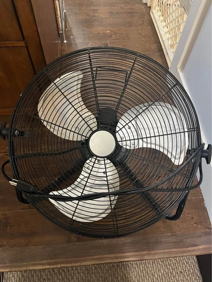 High Velocity Metal Floor Fan - photo 2