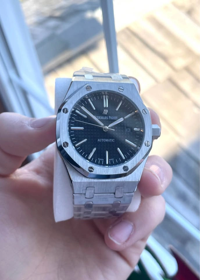 Royal Oak Luxury Automatic Watch Alternative - Black