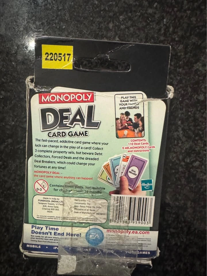 Monopoly Deal Card Game - photo 2